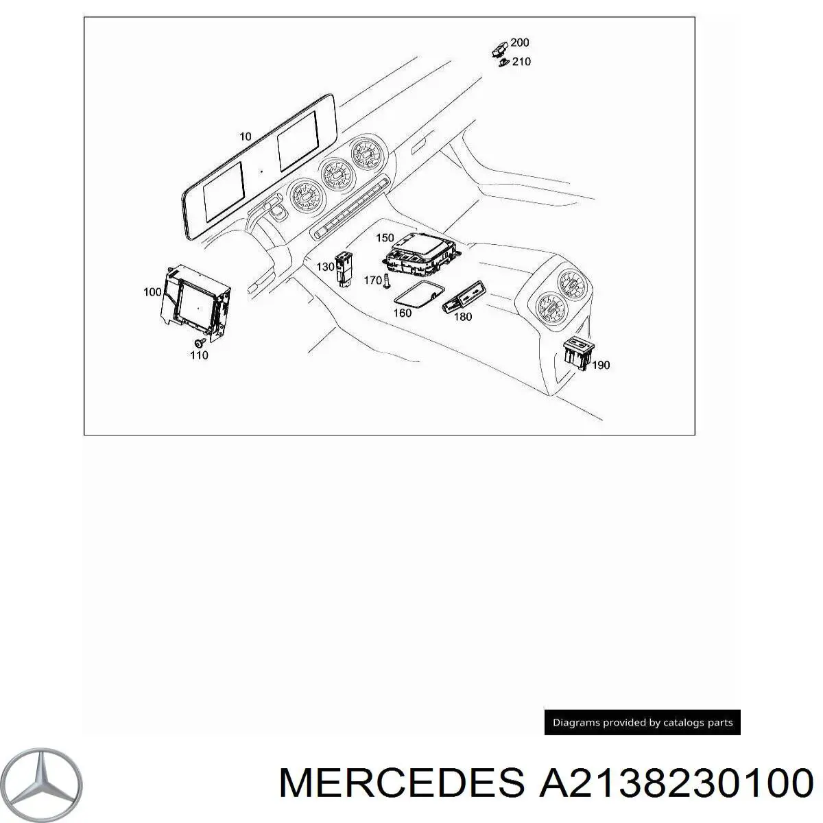  A2138230100 Mercedes