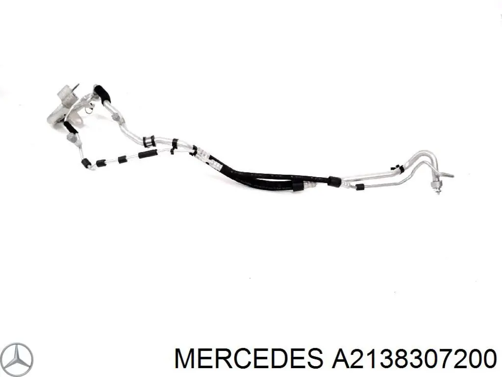 Купить A2138307200 Mercedes Шланг кондиционера, от компрессора к радиатору