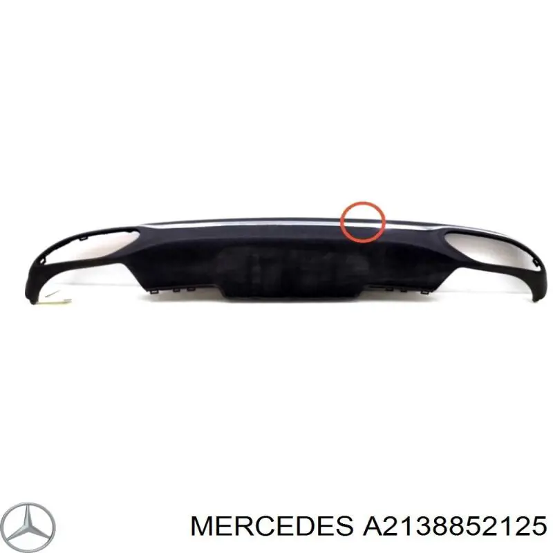 Накладка бампера заднего Mercedes A2138852125 цена, от 33.86 USD