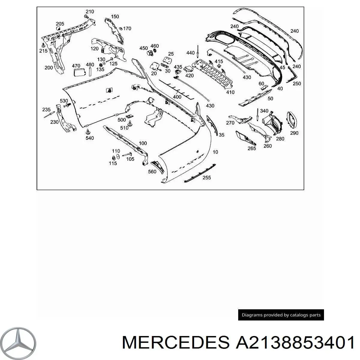  A2138853401 Mercedes