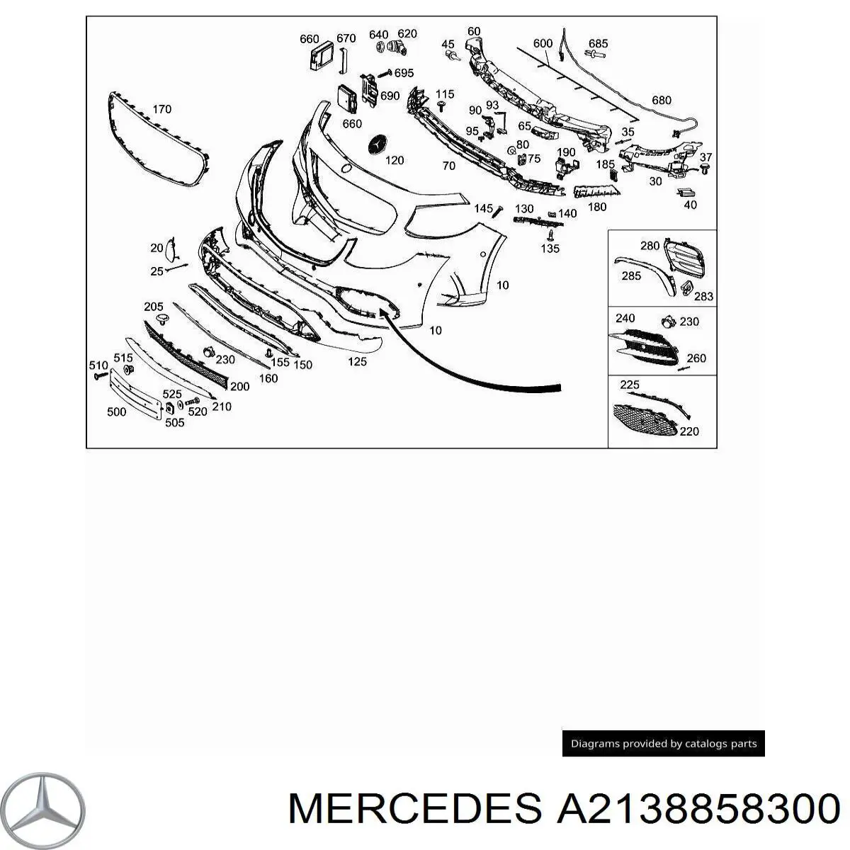 A2138858300 Mercedes 