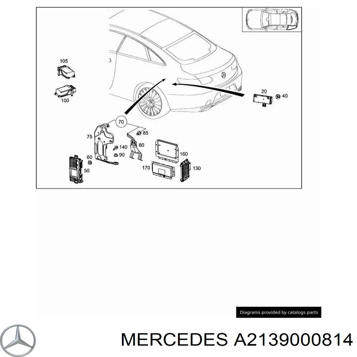 A2139000814 Mercedes 