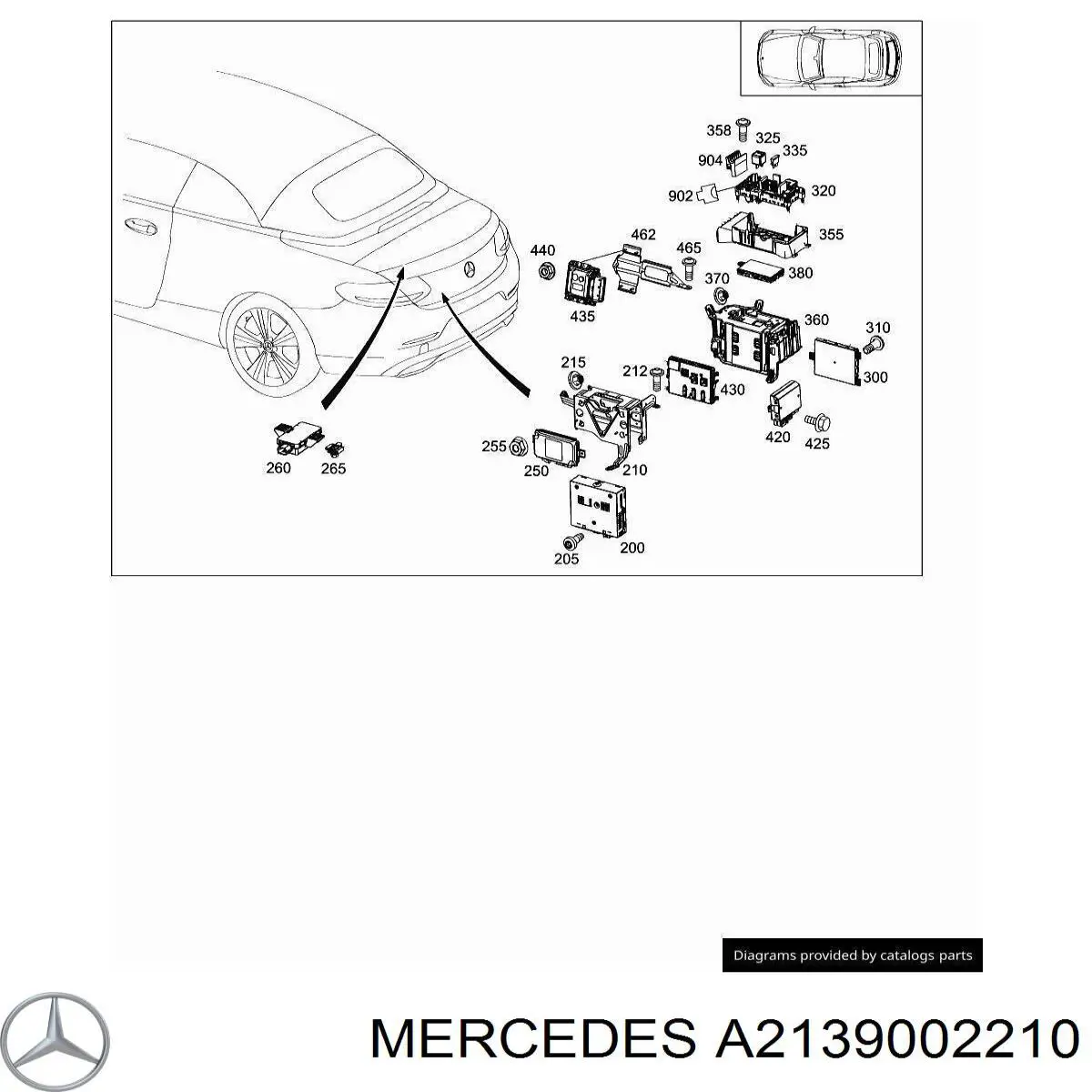  A2139002210 Mercedes