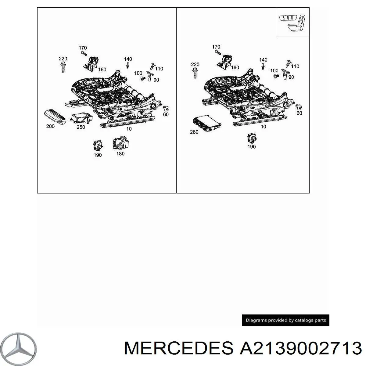 A2139002713 Mercedes 