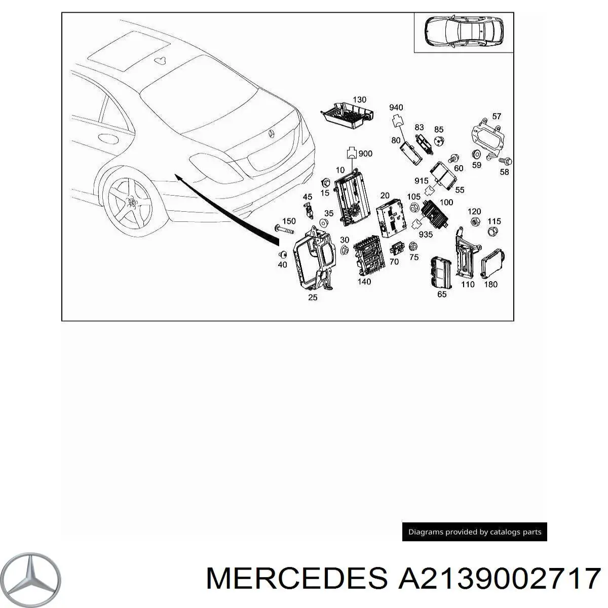 Купить A2139002717 Mercedes 