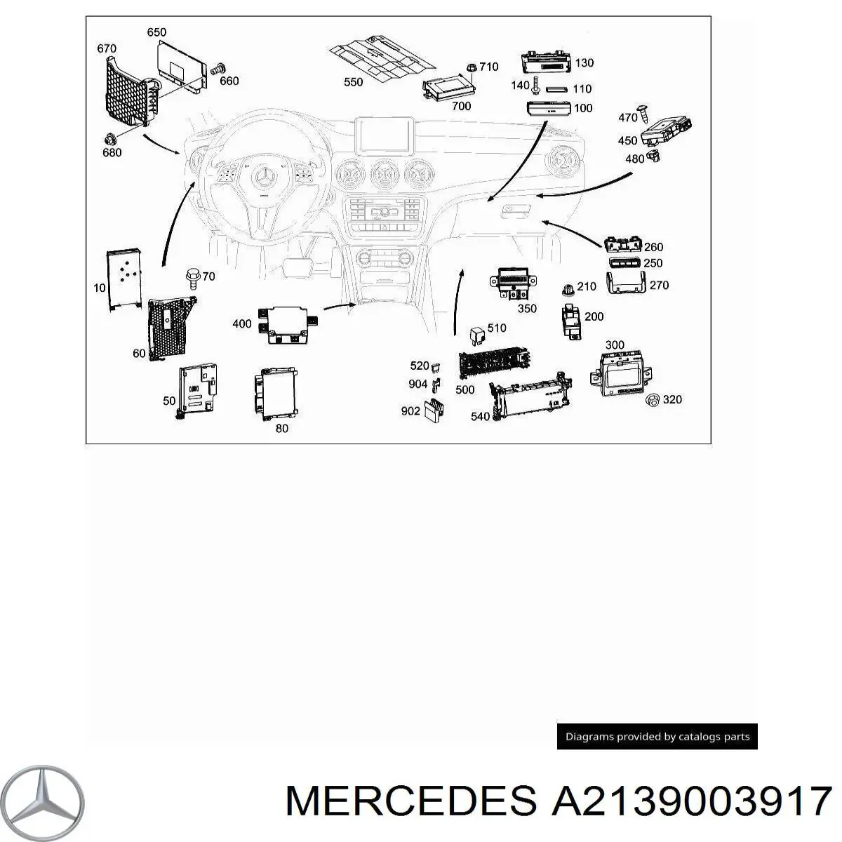 A2139003917 Mercedes 