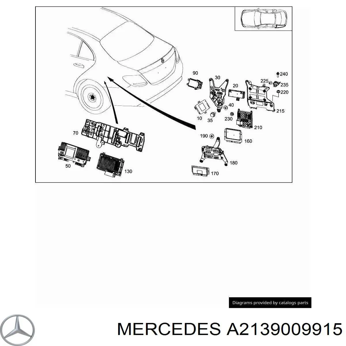 A2139009915 Mercedes 