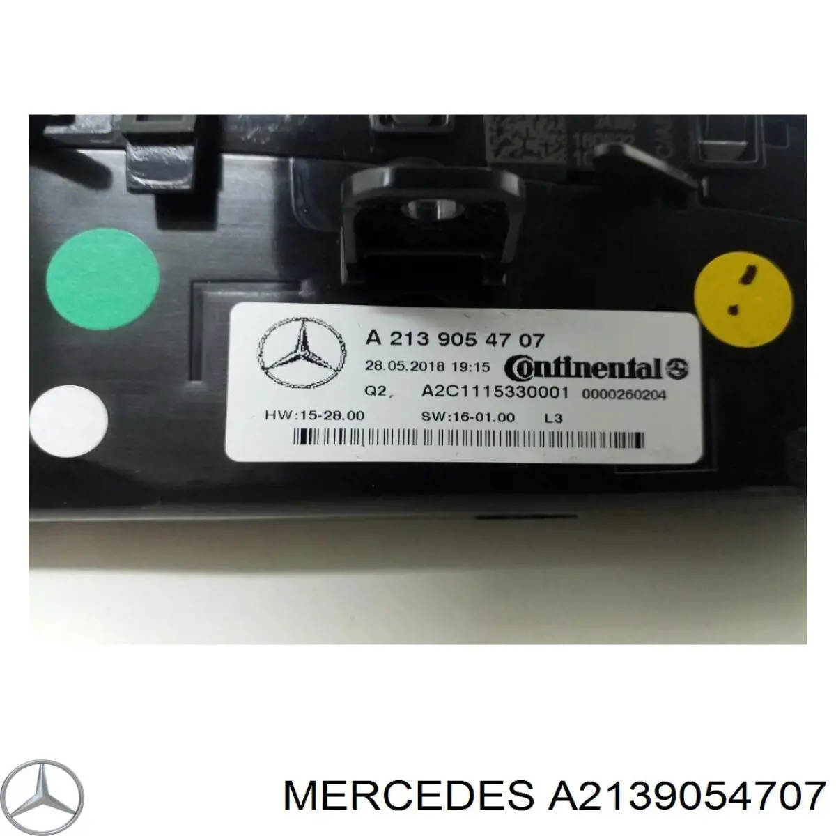 Unidade de controlo dos modos de aquecimento/condicionamento para Mercedes E  W213