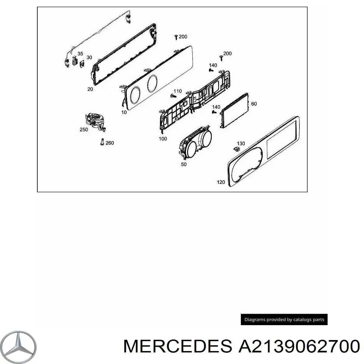 Купить A2139062700 Mercedes 