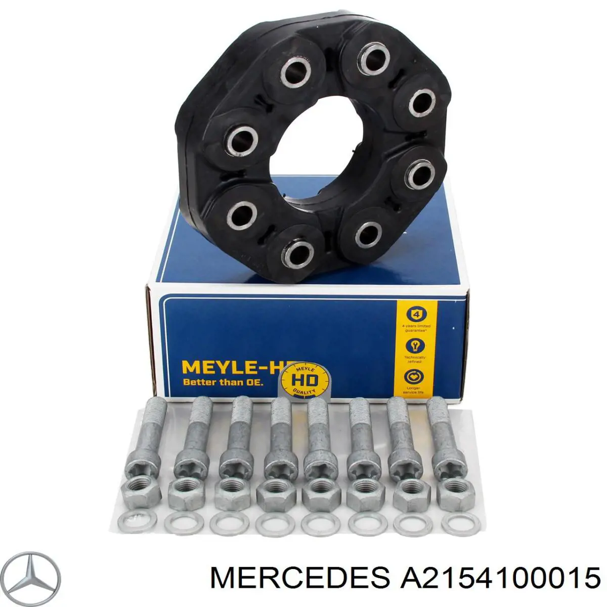 A2154100015 Mercedes муфта кардана эластичная передняя/задняя