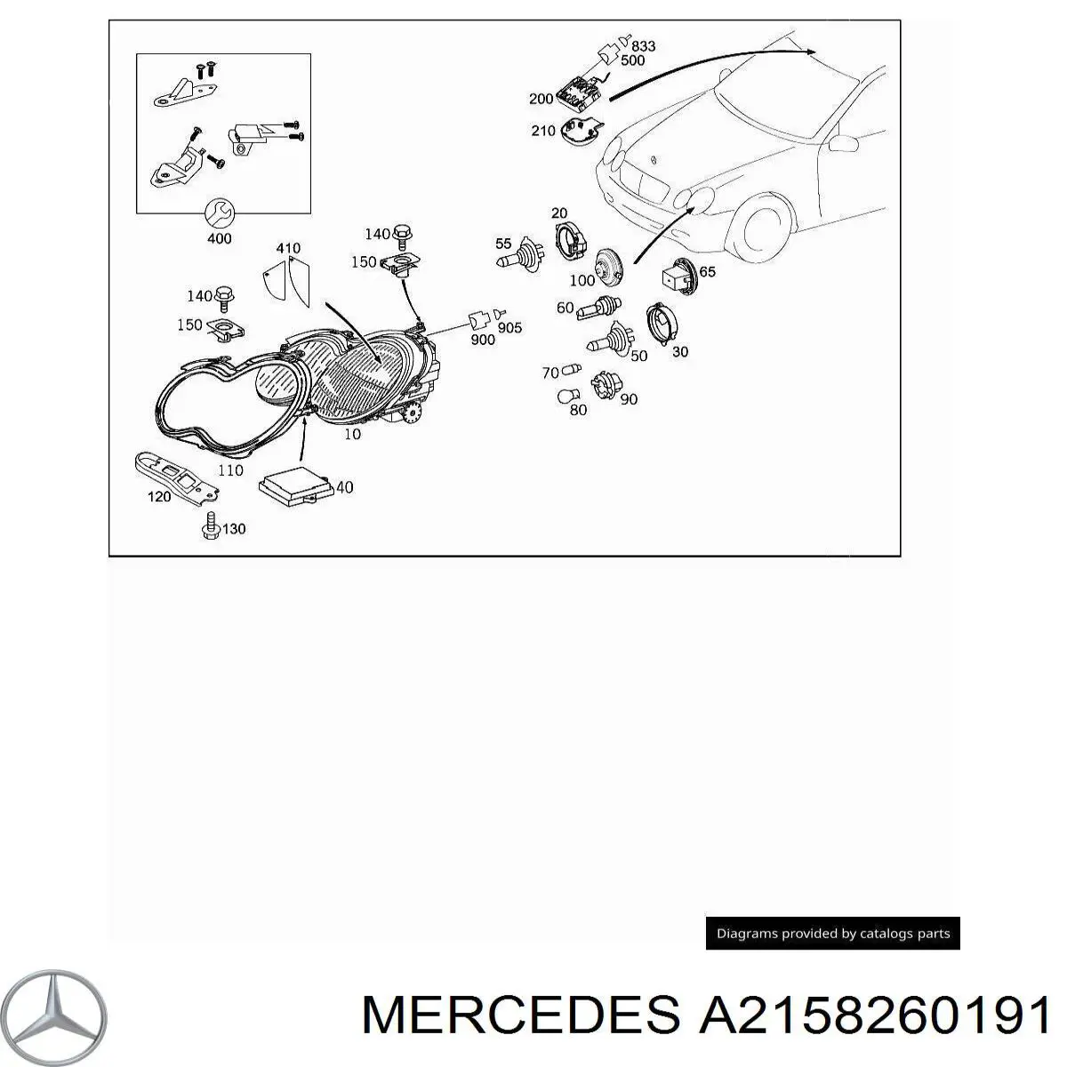 A2158260191 Mercedes 