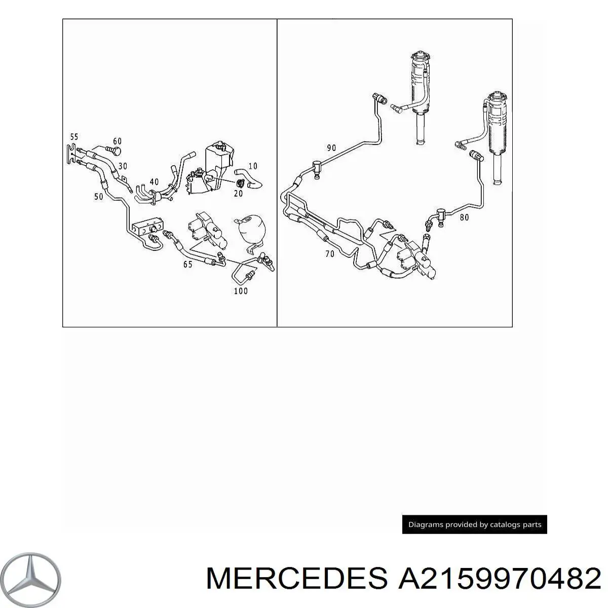  Mercedes A2159970482 цена, от 30.41 USD