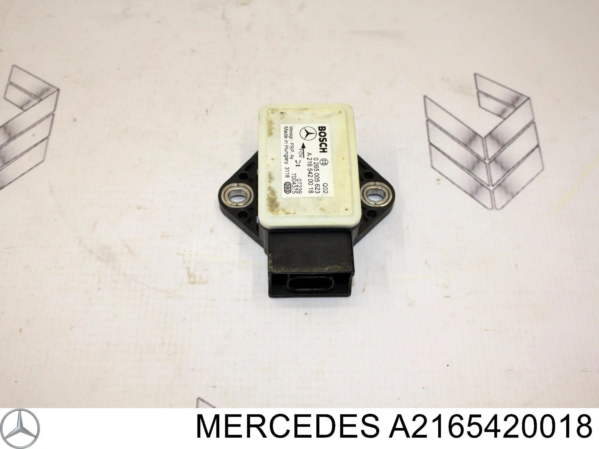 A2165420018 Mercedes sensor de aceleração transversal (esp)