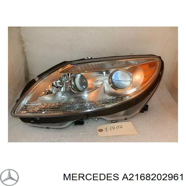 Левая фара A2168202961 Mercedes