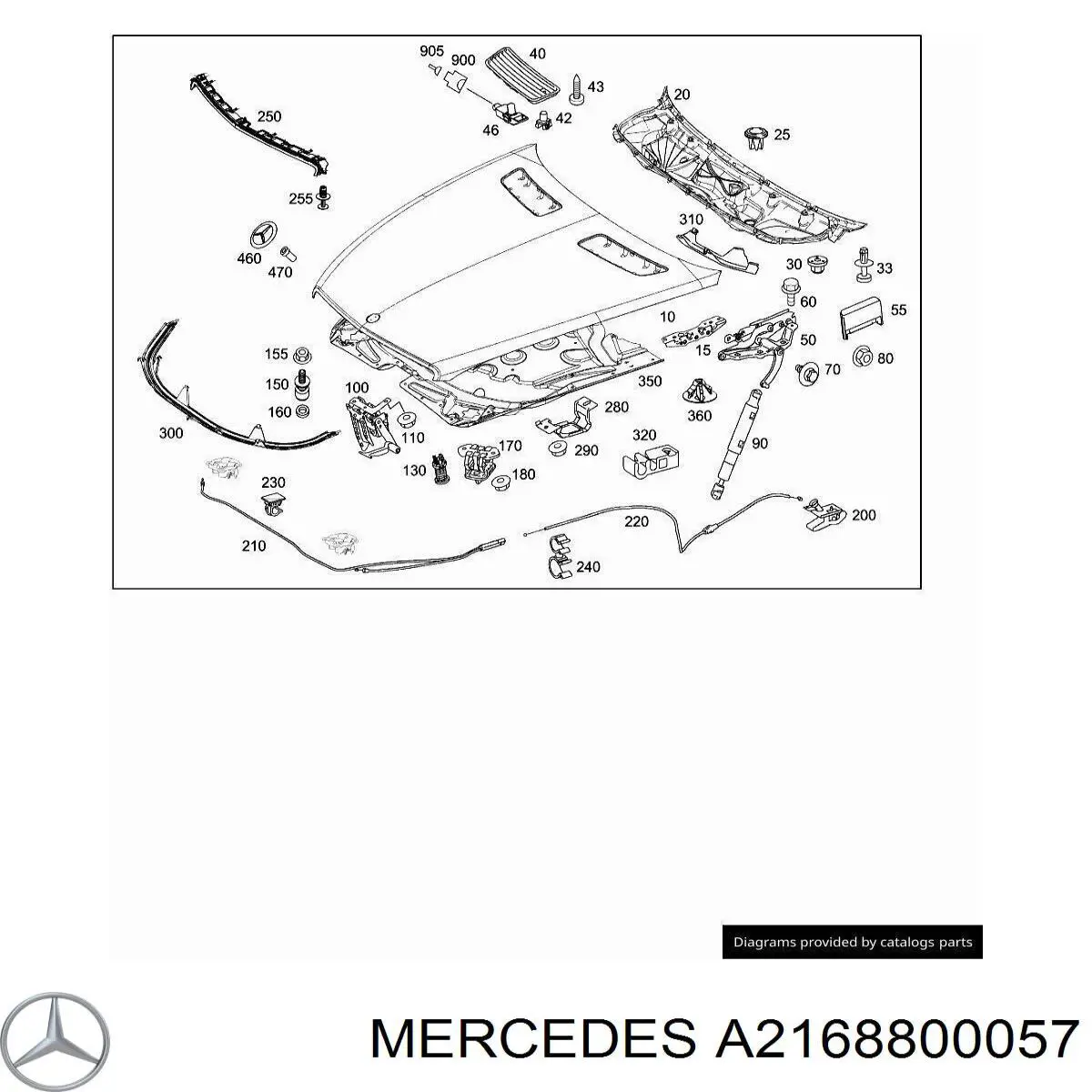 A2168800057 Mercedes 