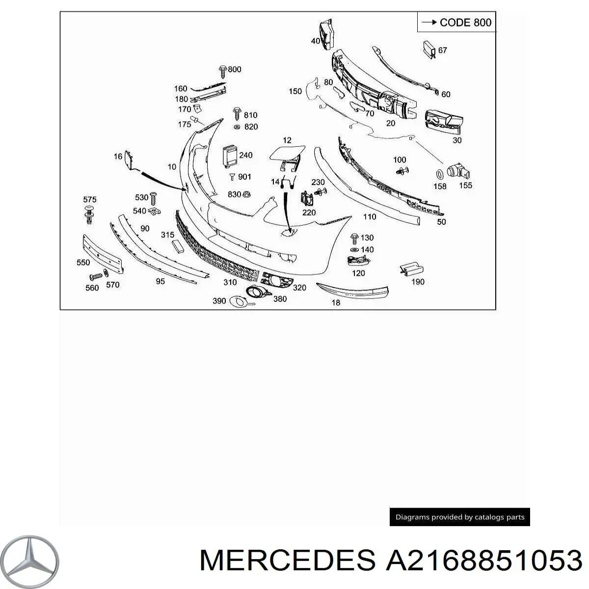 A2168851053 Mercedes 
