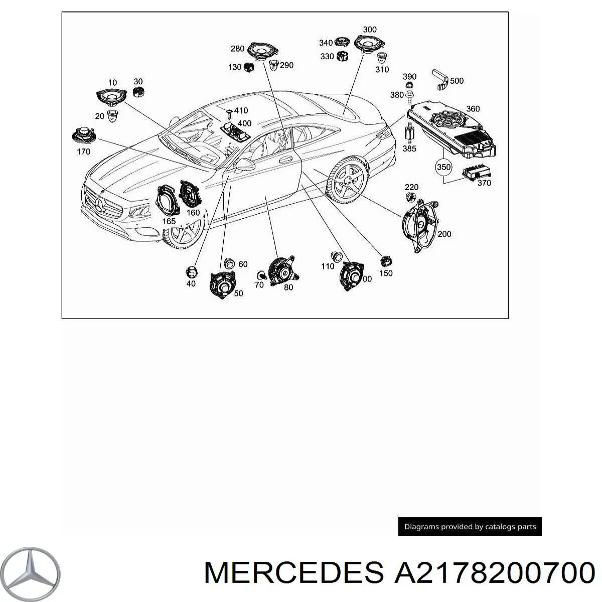  A2178200700 Mercedes