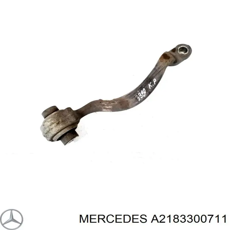 2183307300 Mercedes braço oscilante inferior esquerdo de suspensão dianteira