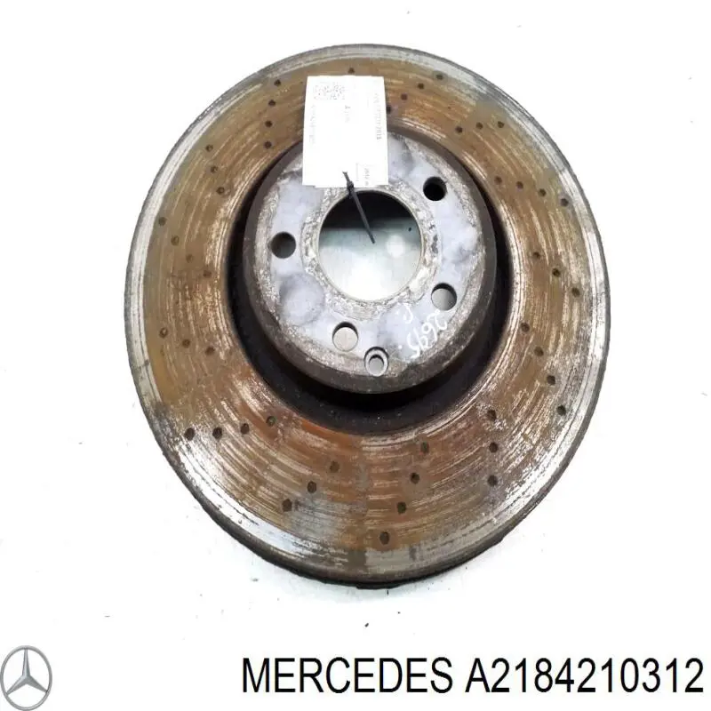 Передние тормозные диски A2184210312 Mercedes