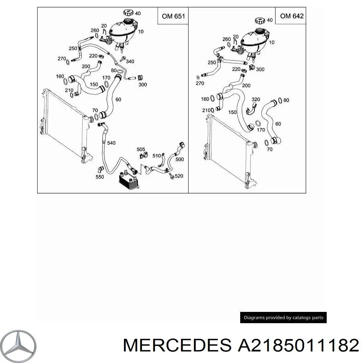 A2185011182 Mercedes 