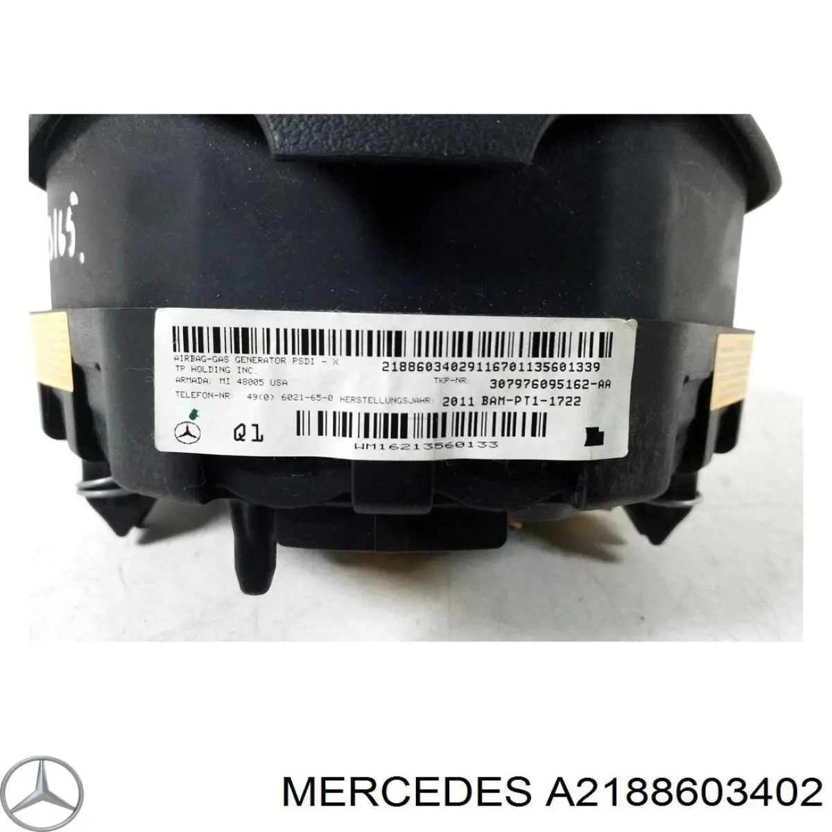2188603402 Mercedes Подушка безопасности водителя