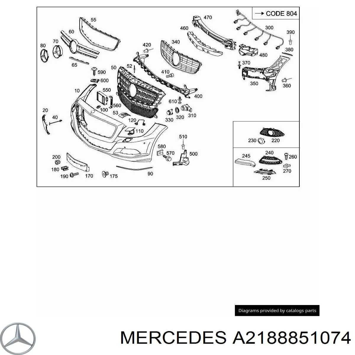 A2188851074 Mercedes 
