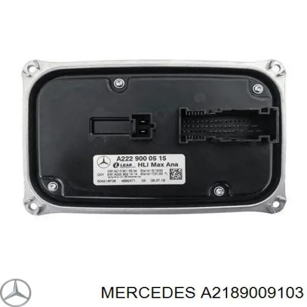 Блок керування освітленням A2189009103 Mercedes