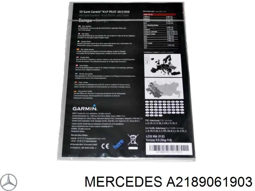  Mercedes A2189063601 цена, от 347.97 USD