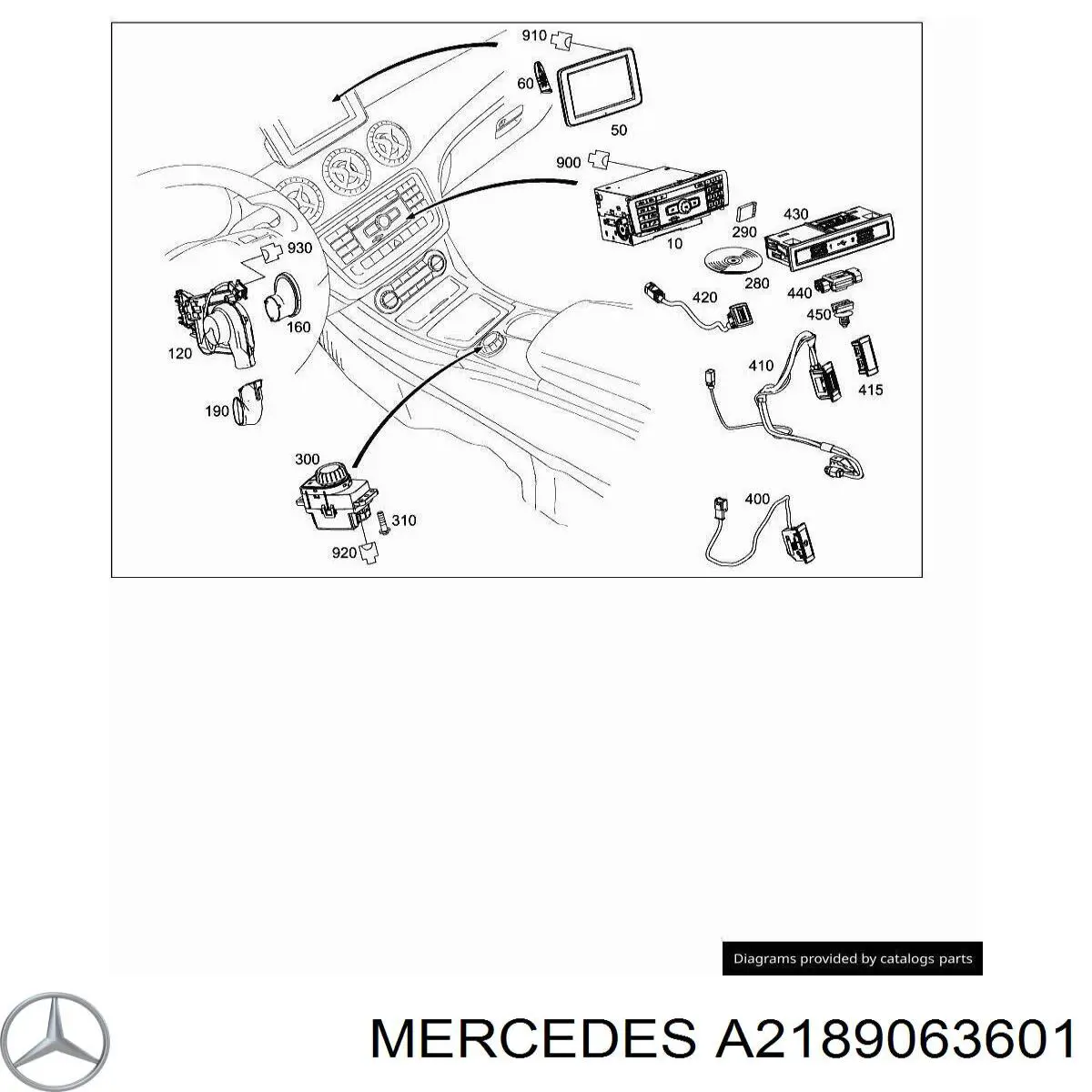  Mercedes A2189062903 цена, от 539.15 USD