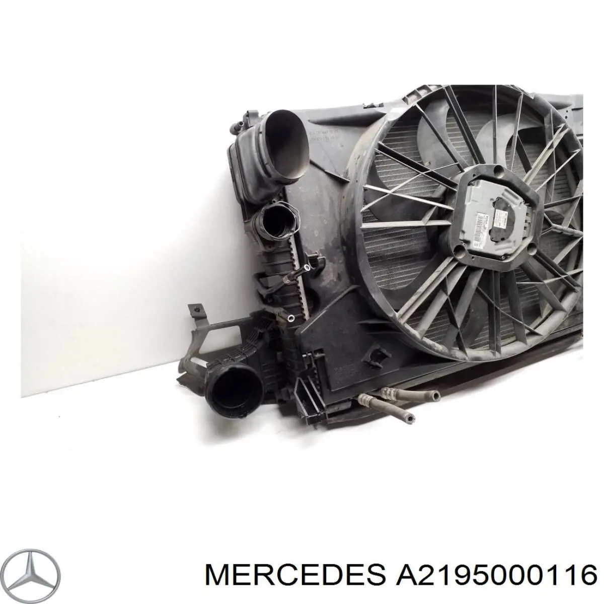 Воздуховод (дефлектор) радиатора Mercedes A2195000116 цена, от 36.81 USD