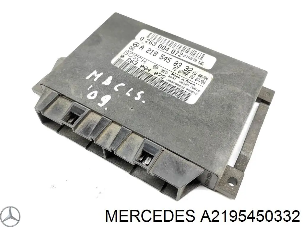A2195450332 Mercedes Модуль управления (ЭБУ) парктроником