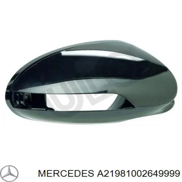 A21981002649999 Mercedes placa sobreposta (tampa do espelho de retrovisão direito)