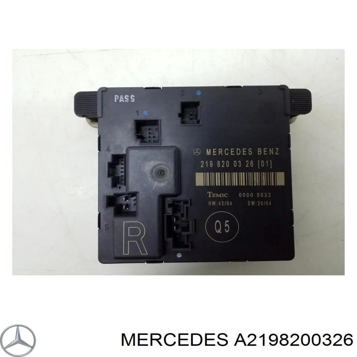 A2198200326 Mercedes Блок управления систем комфорта