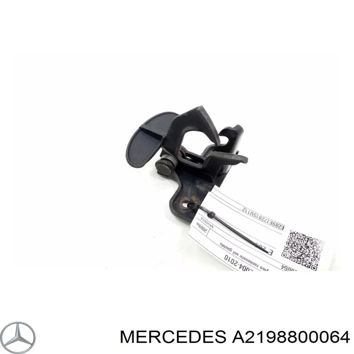 2198800064 Mercedes стояк-крюк замка капота
