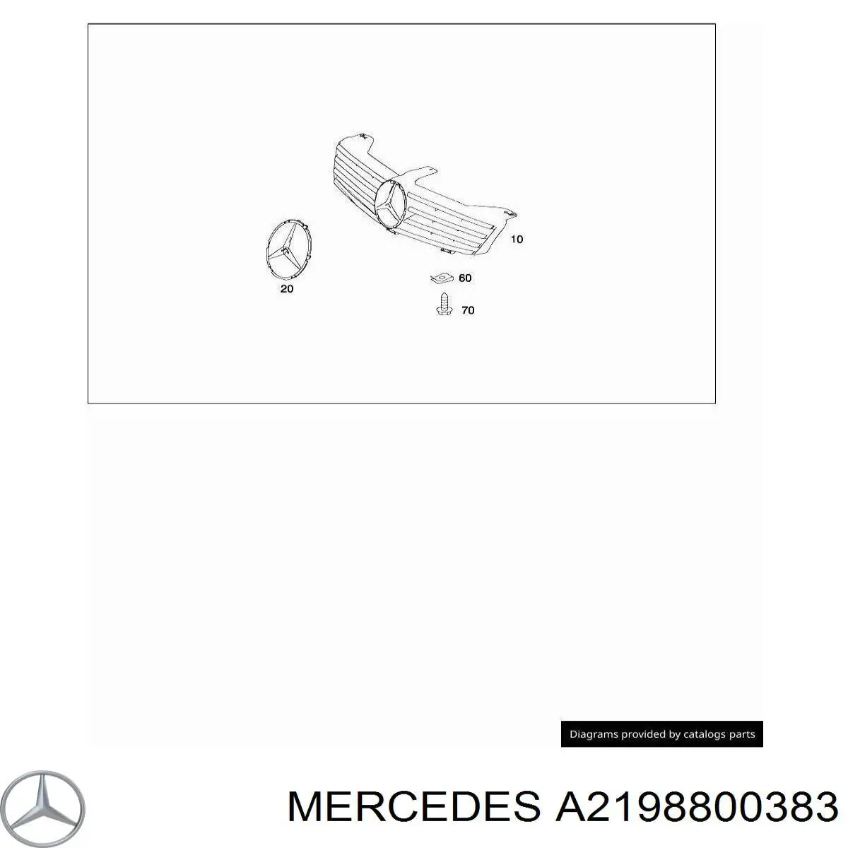 Mercedes A2198800383 цена, от 155.76 USD