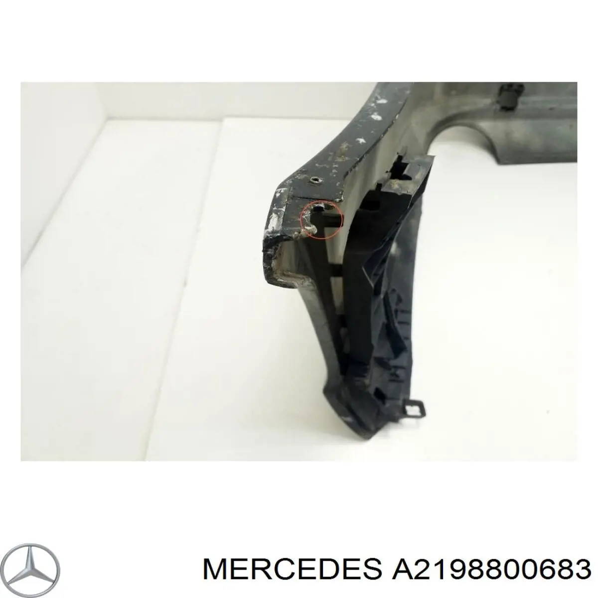Купить A2198800683 Mercedes Задний бампер