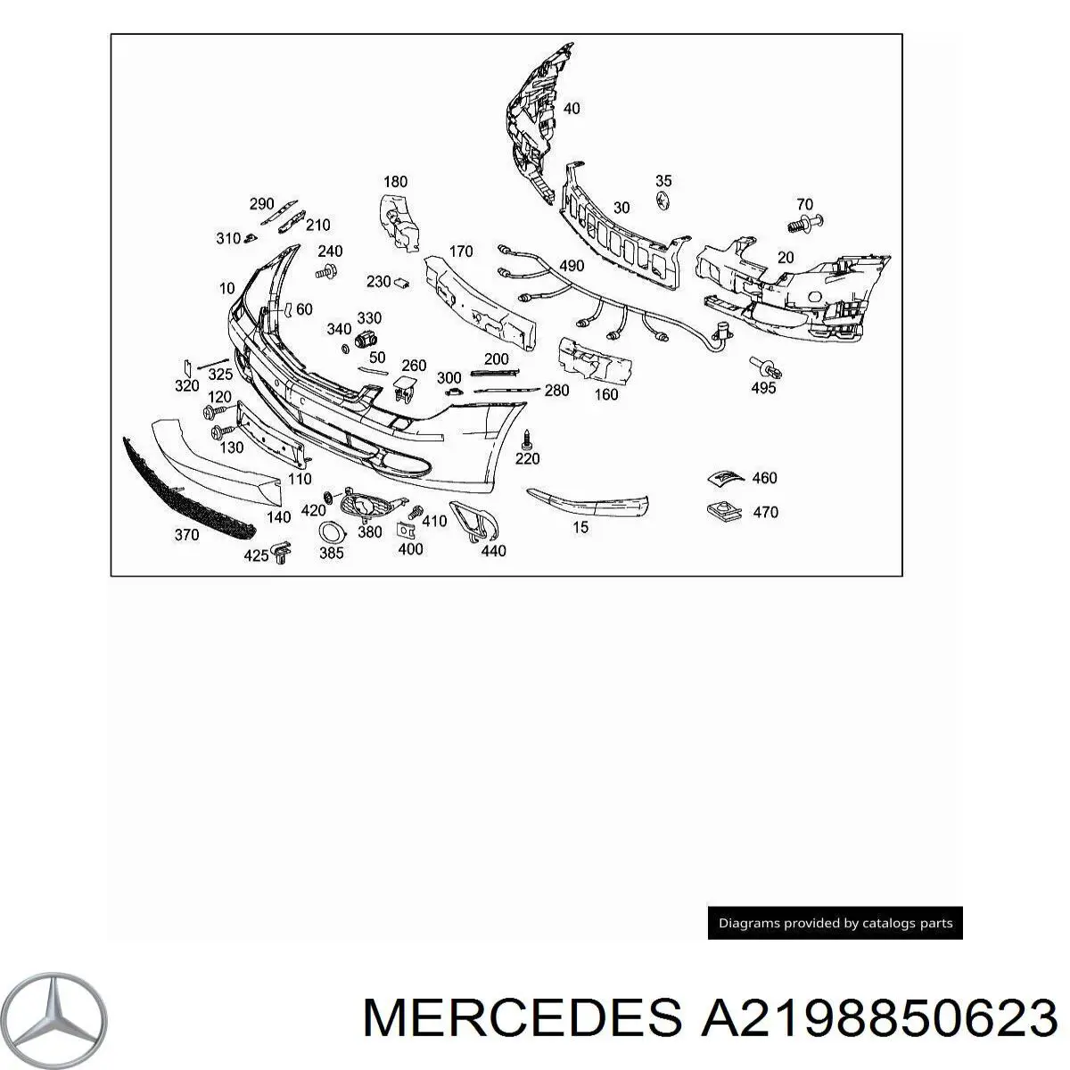 A2198850623 Mercedes 