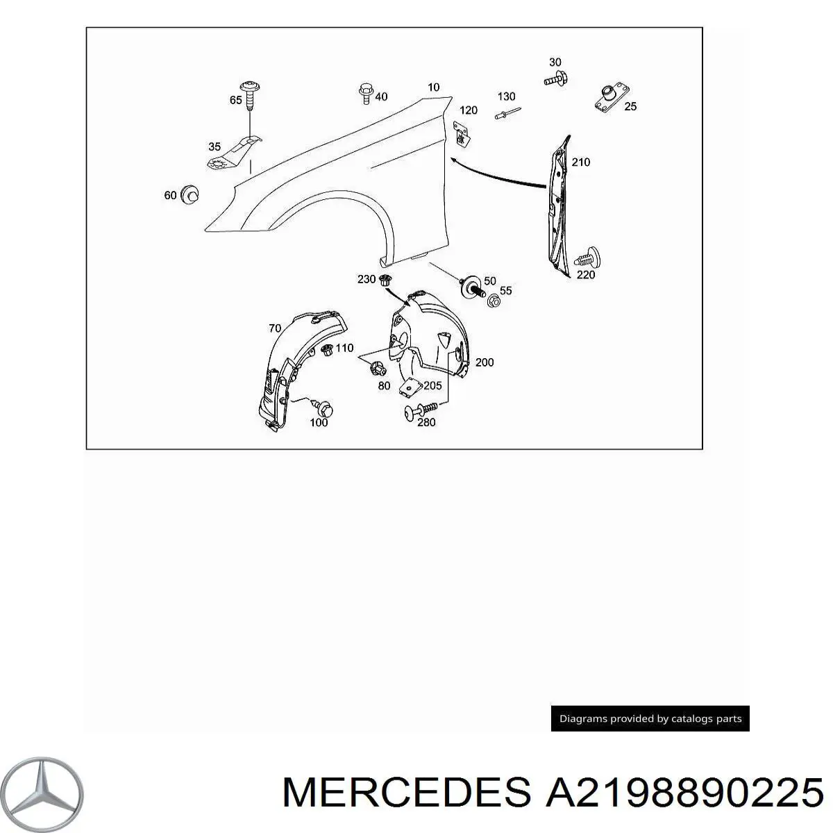  A2198890225 Mercedes