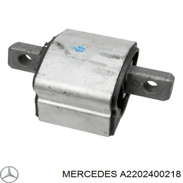 A2202400218 Mercedes coxim de transmissão (suporte da caixa de mudança)