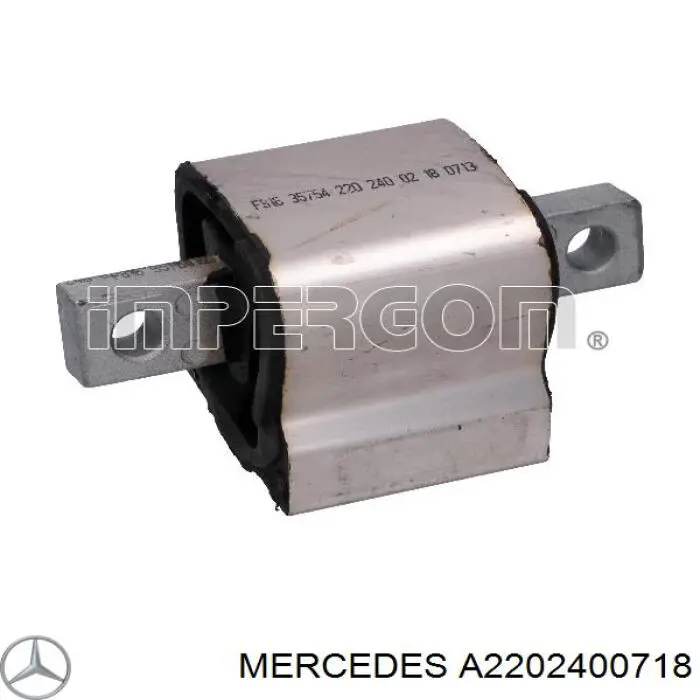 A2202400718 Mercedes подушка трансмиссии (опора коробки передач)