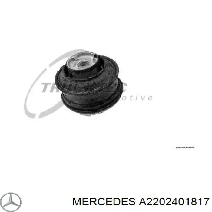 A2202401817 Mercedes подушка (опора двигателя правая)