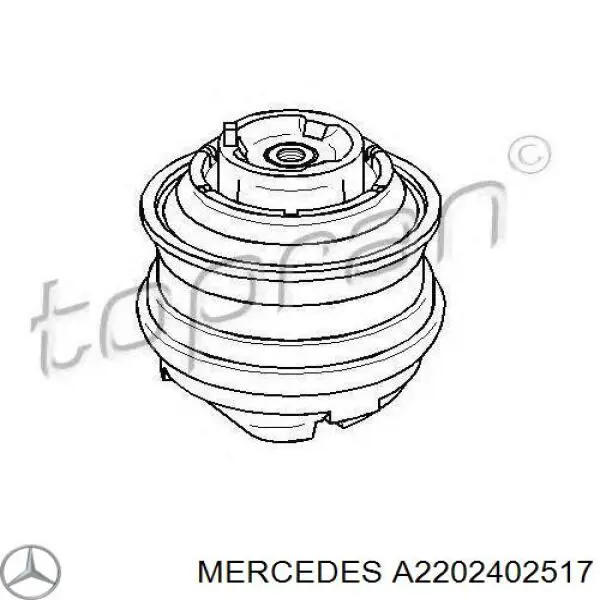 Купить A2202402517 Mercedes Подвеска двигателя (силового агрегата)
