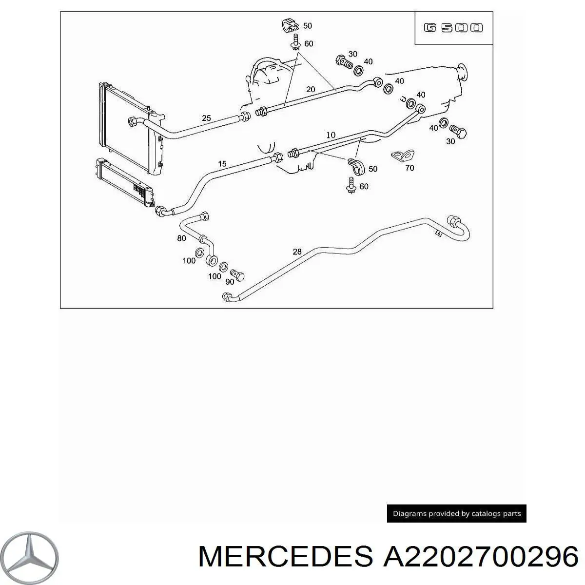 A2202700296 Mercedes 