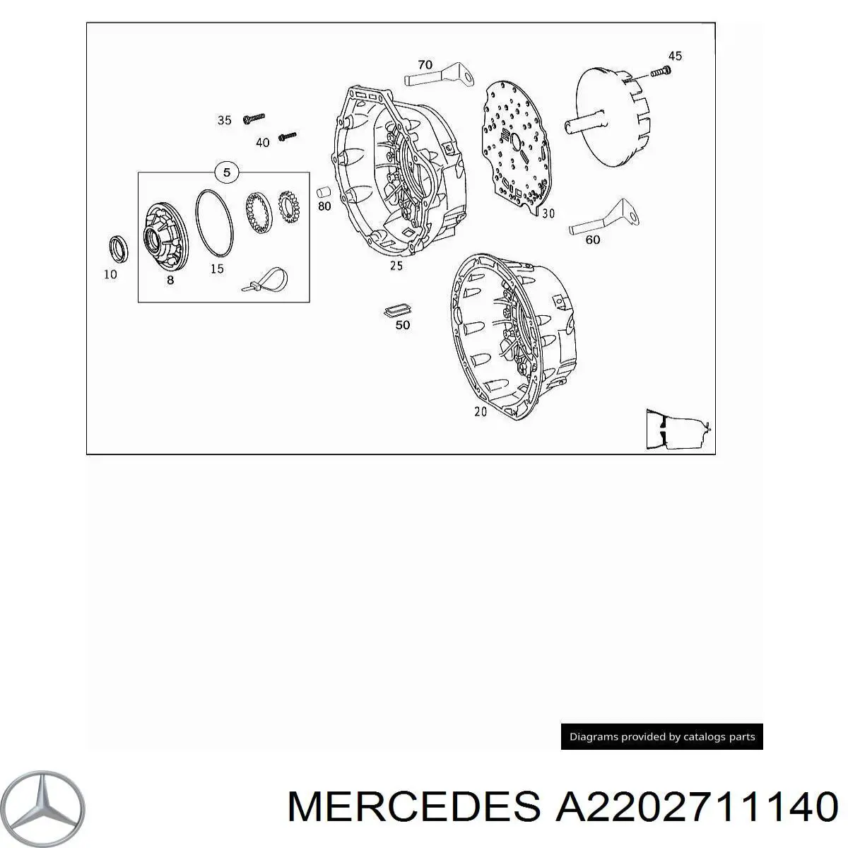 A2202711140 Mercedes 