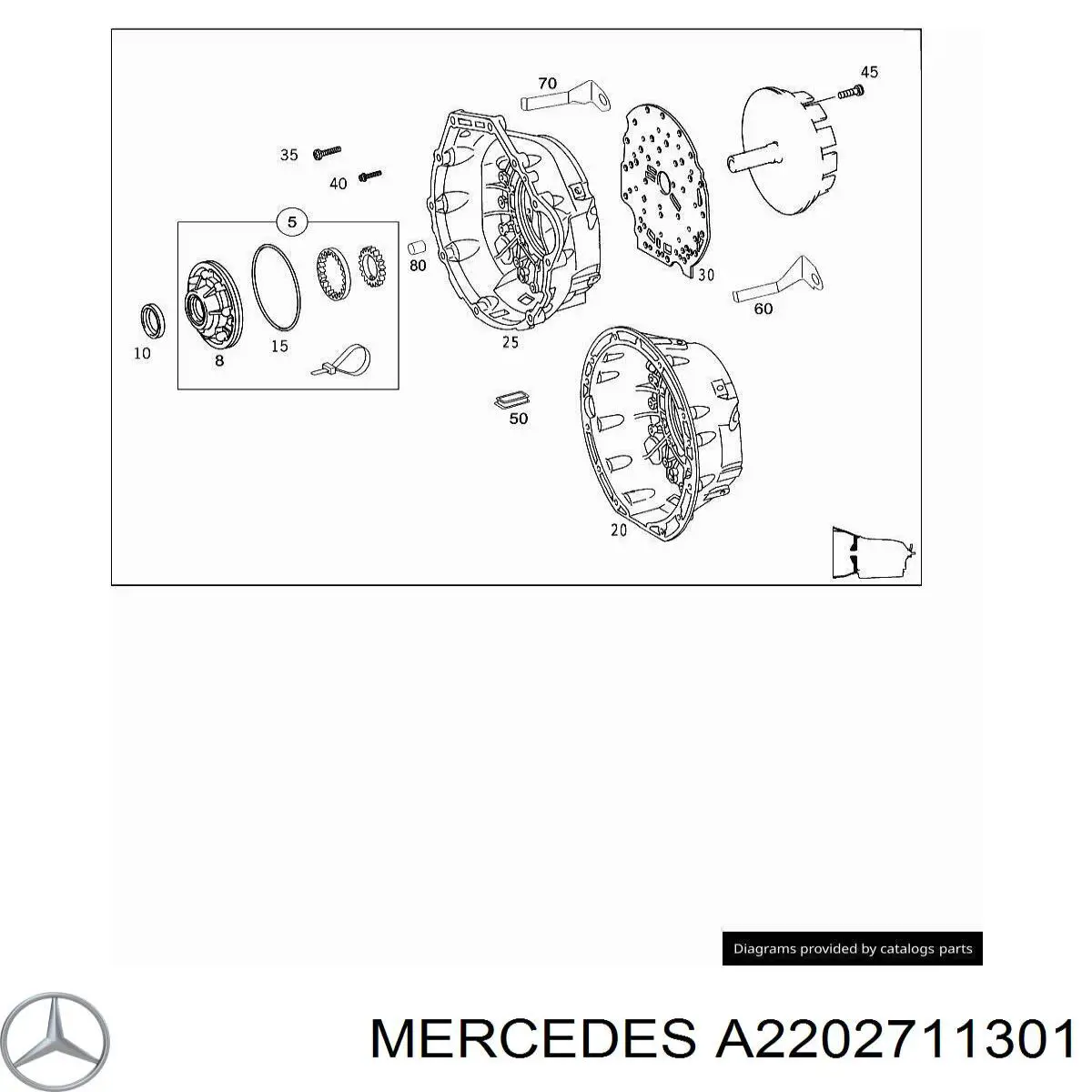 2202711301 Mercedes 