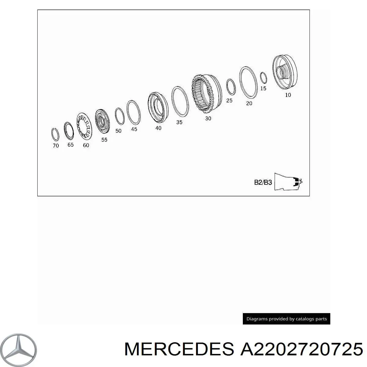 A2202720725 Mercedes 