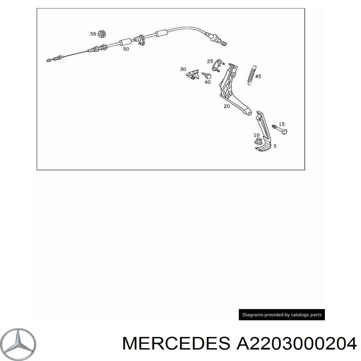 Pedal de gás (de acelerador) para Mercedes C  S202