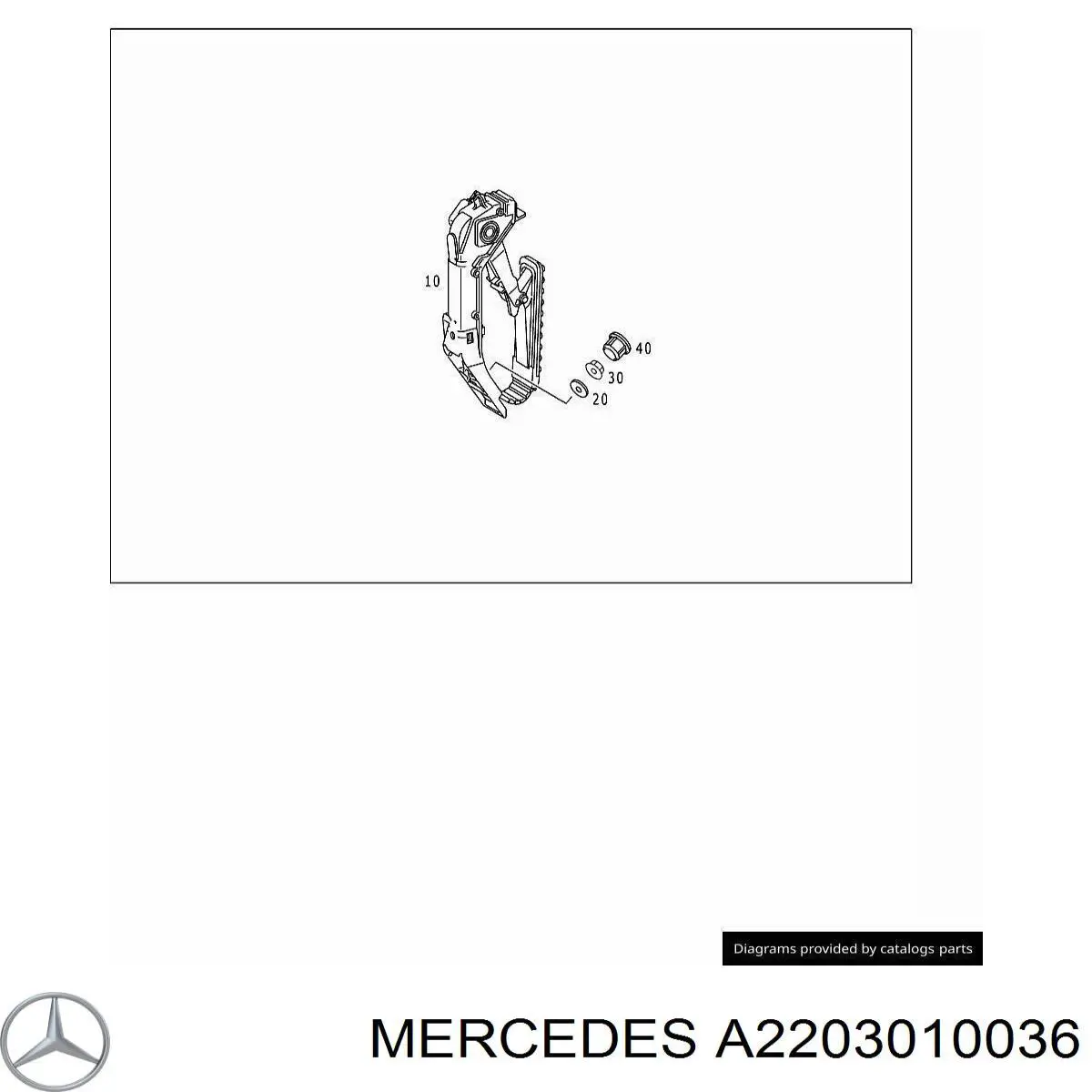 A2203010036 Mercedes 