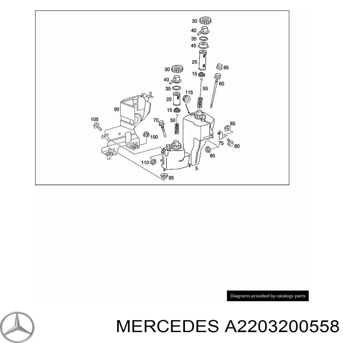 A2203200558 Mercedes 