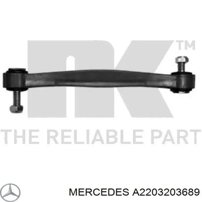 A2203203689 Mercedes стойка стабилизатора заднего